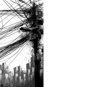 My heart was like this pole: wired, tethered and always "on."
